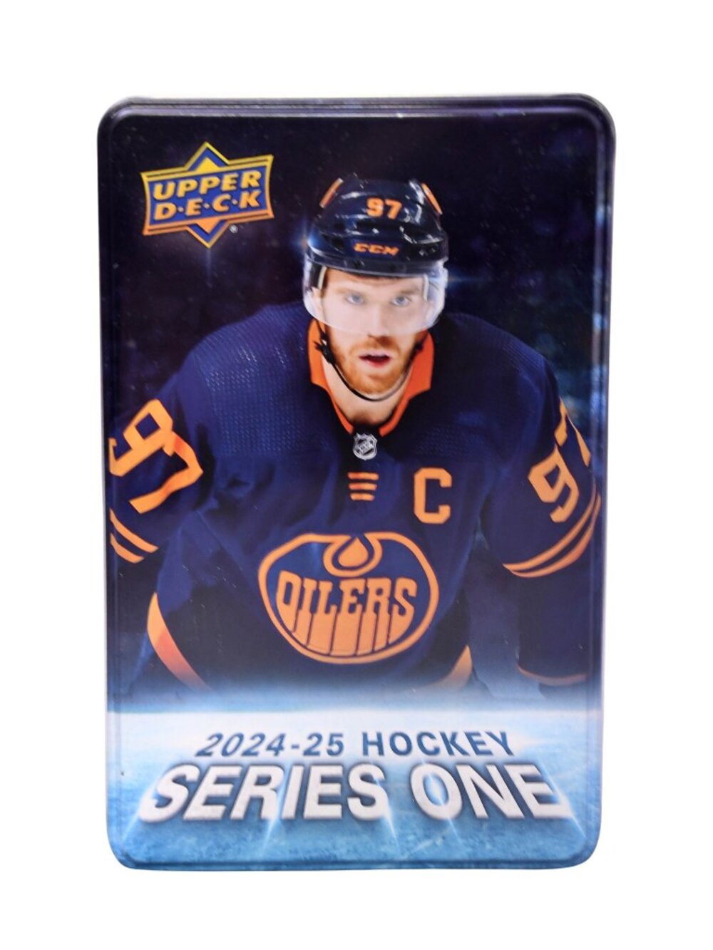 2024 2025 Upper Deck Series 1 Tin Of Various Players (EMPTY-Tin Only)